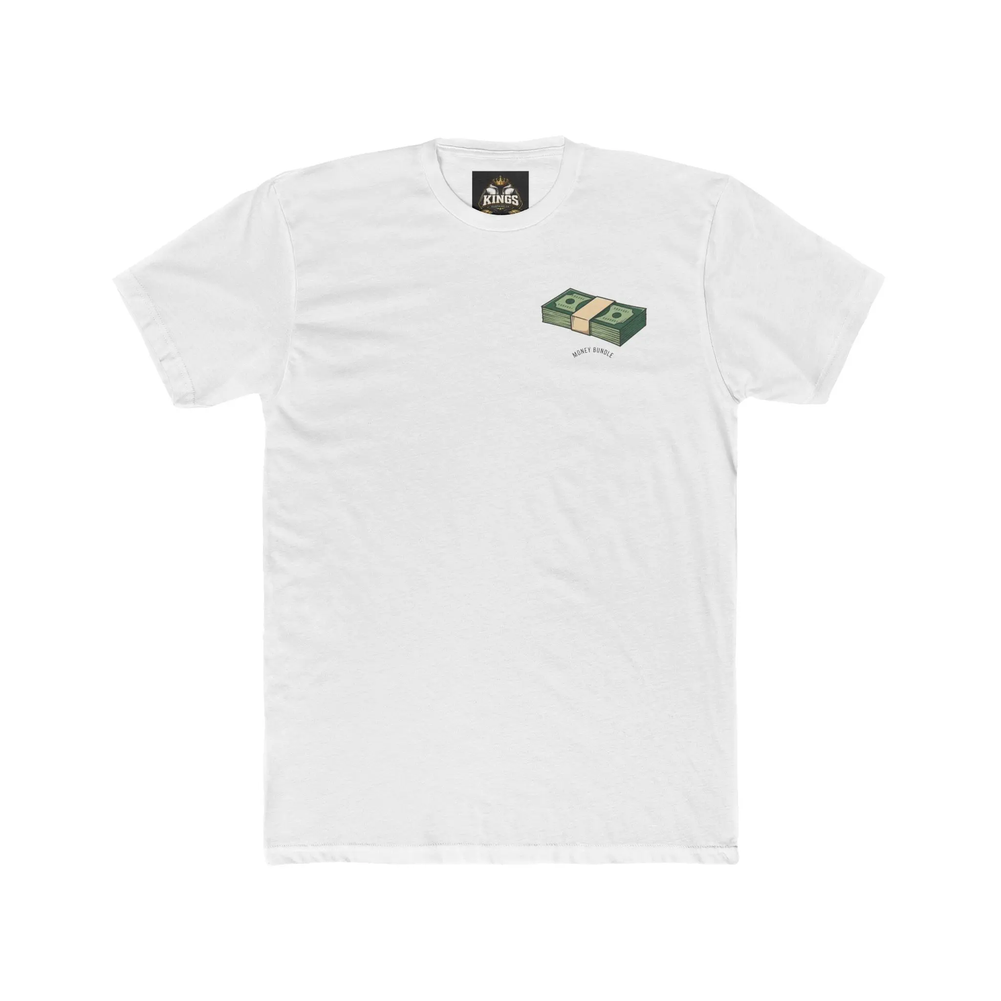 I Count Profits Not Opinions Money Stack Tee | Graphic Cash Illustration