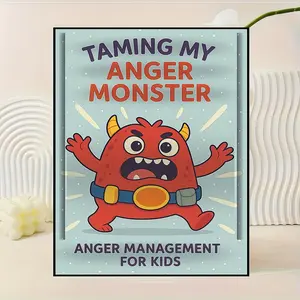 Anger Management Plan Book, Effective Emotional Strategies, Ideal Choice for Parents and Teachers, Comprehensive Guide