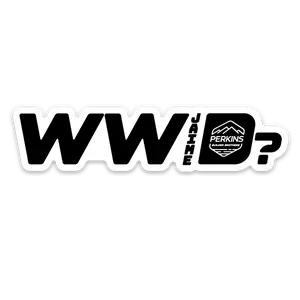 4"x1" WWJaimeD Sticker - What Would Jaime Do? - Perkins Builder Brothers