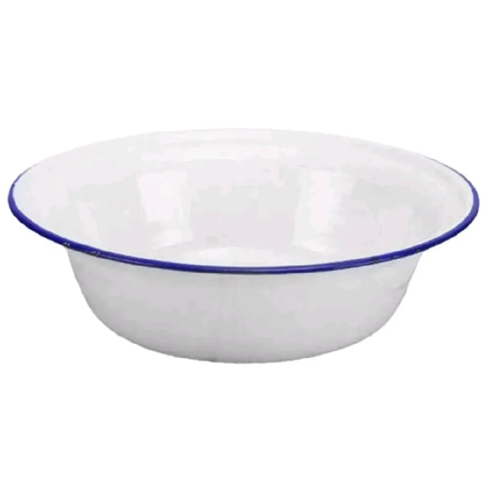 Enamel Basin, 40cm Durable Household Wash Basin 40cm around for Daily Use
