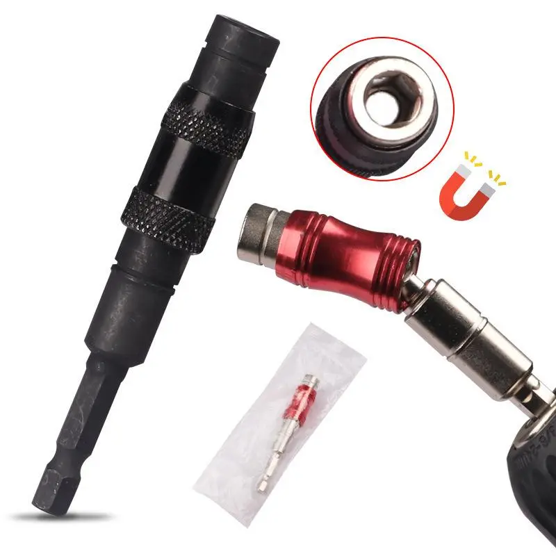 Hex Shank Quick Release Self-Lock Connecting Rod for Electric Drill, Extended Length Fast Conversion Bit Holder, Durable Extension Connector