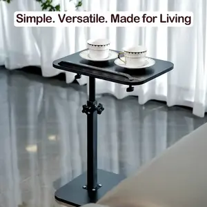Living room table side table, adjustable height, garden study bedroom living room side table