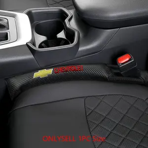 1Pc Car Car Logo Emblem Logo Side Seam Seat Universal Gap Stopper Gap Filler Anti-leak Strip Car Interior Decoration Leakproof Car Accessories for Chevrolet Chevrolet Captiva Cruze Spark Colorado Malibu Trax Z71 Aveo Orlando Lacetti Equinox Camaro Cavalie