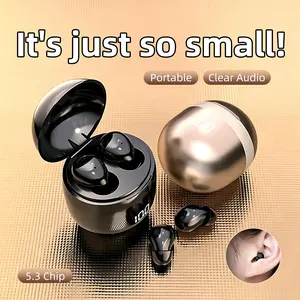 Invisible Mini Bluetooth Earplugs — Low-Profile, Discreet, Ultra‑Small Hidden Earbuds for Work and Sleep, Compact Wireless Earphones, IPX5 Waterproof, Suitable for Narrow Ear Canals tiktok shop finds u st have tech