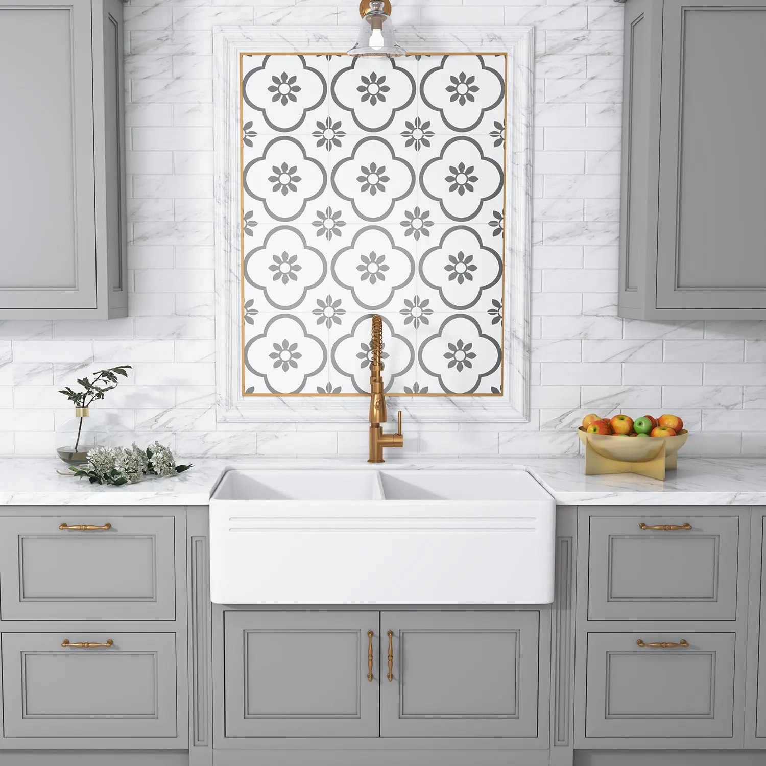 Cremona Ceramic 33" Farmhouse Sink