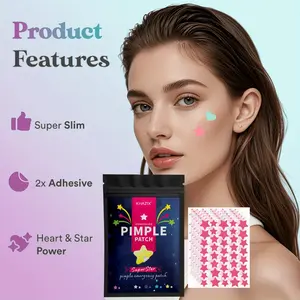 280pcs, Hydrocolloid Pimple Patches, Acne Stickers, Multiple Colors, Star Shapes, Gentle, Soothing, Waterproof and Sweat-resistant, Comfortable and Breathable, for Sensitive, Acne Prone and Skin Multi-Pack