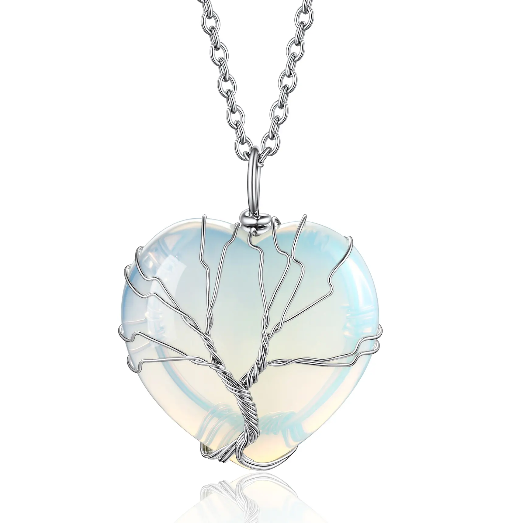 Heart-Synthetic Moonstone