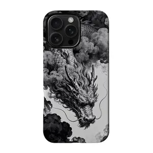 Chinese-style ink painting, dragon pattern phone case, compatible with iPhone 17 Pro Max, 16 Plus, 15, 14, 13, 12, 11, Xs Max & Samsung Galaxy S26 Ultra, S25 Plus, S24 FE, S23. MFL120