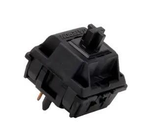 GATERON Oil King Linear Switch Set 55gf Actuation, 4.0mm Total Travel, Factory Pre-lubed 5-Pin Black Ink Switches, 60M Lifespan for MX Mechanical Keyboards