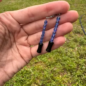 Lightsaber inspired earrings