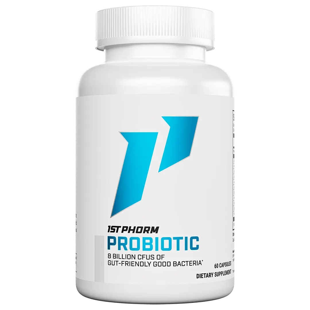 1st Phorm Probiotic Supplement, Premium Digestive Health Formula, 60 Capsules 1st Phorm Probiotic Supplement, Premium Digestive Health Formula, 60 Capsules