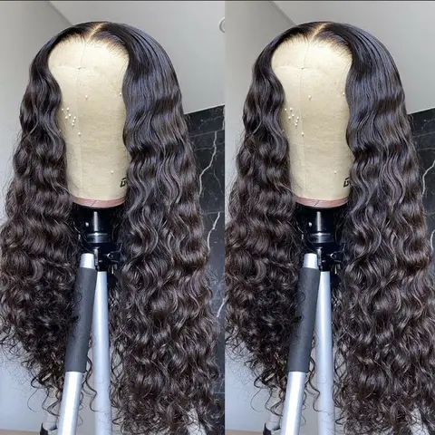 Bling Hair Brazilian 13x6 HD Lace Front Deep Wave Wig, 12-36In, 180 Density, Pre-Plucked, with Check Hair Test Report & Easy Styling