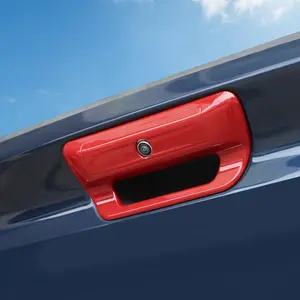 For 2018+ Dodge Ram Chrome Rear Tailgate Handle Cover Trim Car Exterior Accessories Red Automotive adhesive vinyl