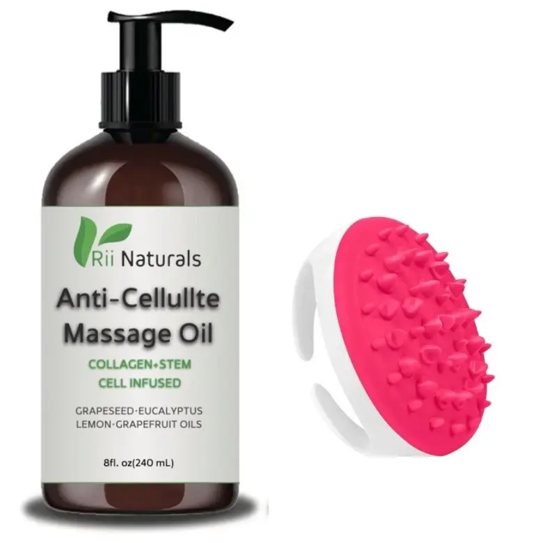 Anti Cellulite Massager+ Oil PINK
