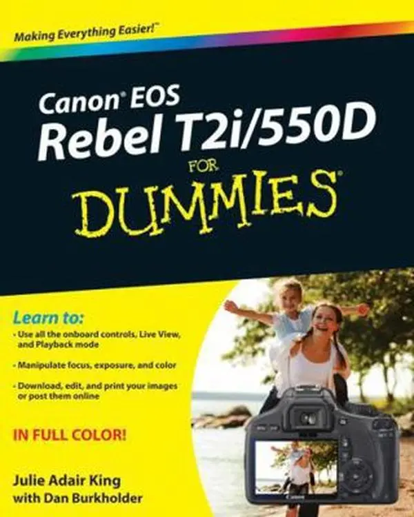 USED Book - Canon EOS Rebel T2i / 550d for Dummies by King, Julie Adair (Paperback) - english
