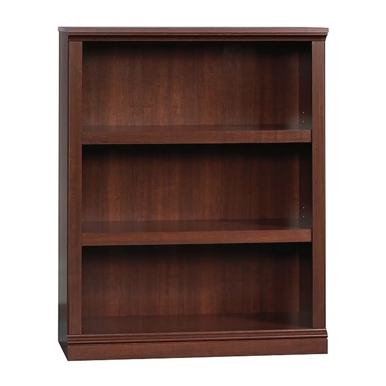 Sauder Select 44"H 3-Shelf Bookcase, Select Cherry (412808)