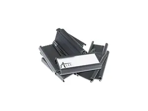 Alera SW59ST Wire Shelving Shelf Tag, 3" long, Gray, 10/Pack