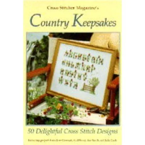 USED Book - Cross Stitcher Magazine's Country Keepsakes: 50 Delightful Cross Stitch Designs by unknown (Hardcover) - english