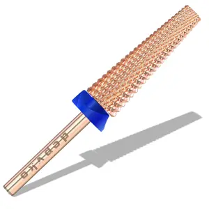 Super Long 5 In 1 Drill Bits  3/32'' Carbide Tungsten Two Way Rotate Professional Advanced Safety For Fast Remove Manicure Pedicure (long 5in1-rose Medium-m) gift