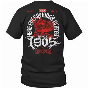 HEBBB 1905 Heavy Metal T-Shirt, Band Merch, Vintage Rock Tee, Retro Graphic Shirt, Unisex Streetwear Top