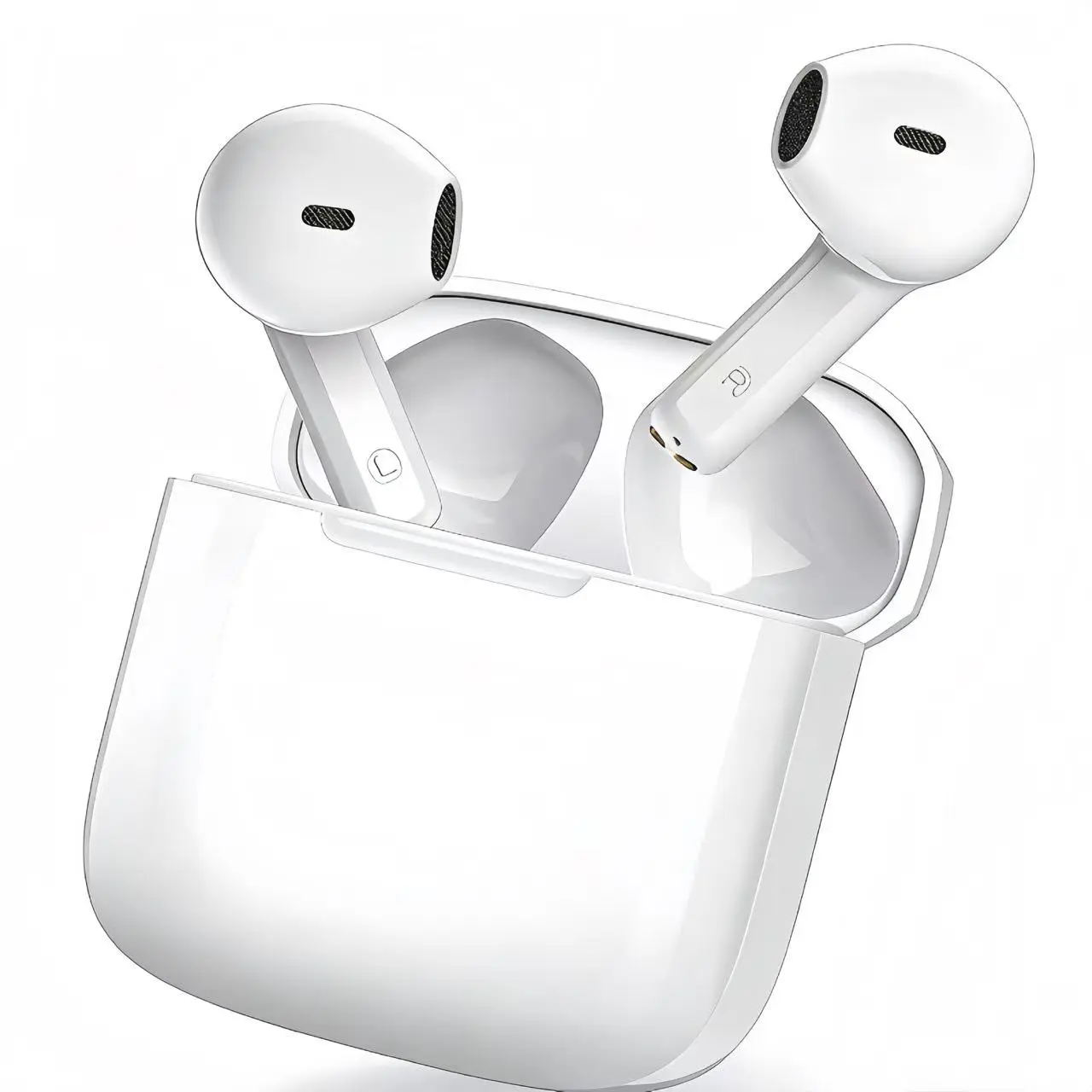 Open-Ear Bluetooth 5.3 Earbuds Wireless - Rechargeable Bluetooth Earbuds with Reset Button, High-Quality Sound, Long Battery Life, Plug-Free Design, Volume Control, Audio Electronics Accessory