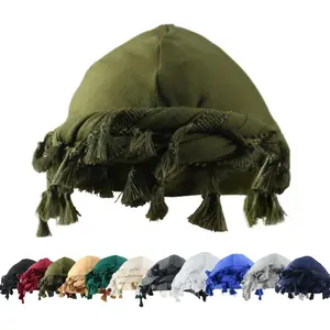 Turban for Men Women Vintage Twist Durag Head Wraps Satin Lined Halo Turban with Tassel Waves Braids