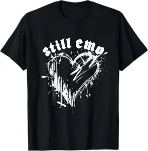 100% Cotton Emo Rock Still Emo y2k 2000s Ska Pop Punk Band Music T-Shirt