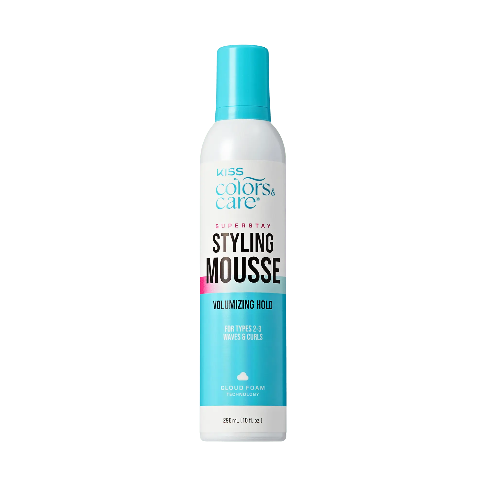Kiss Colors & Care Super Stay Styling Mousse - Volumizing Hold Kiss Colors & Care Super Stay Styling Mousse - Volumizing Hold