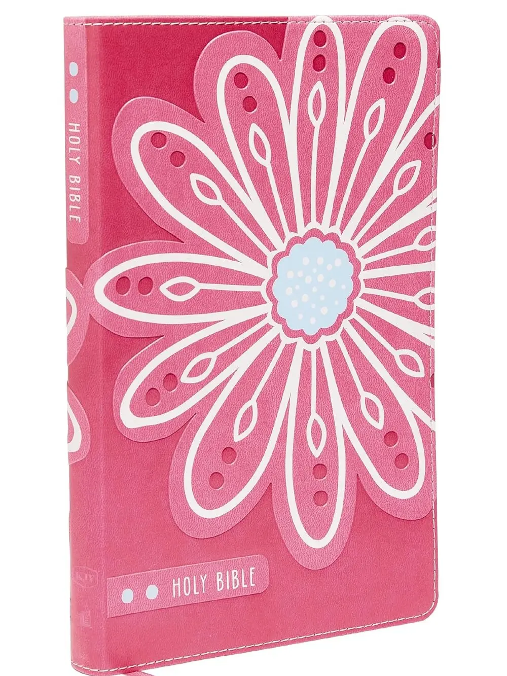 Holy Bible - KJV English Kids' Bible, Leathersoft Pink Thinline Portable Edition, Ideal for Daily Use & Easy Handling, Supports Children's Spiritual Development