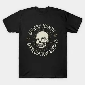 Spooky Month Appreciation Soceity T-Shirt Hoodie Sweatshirt Tank top