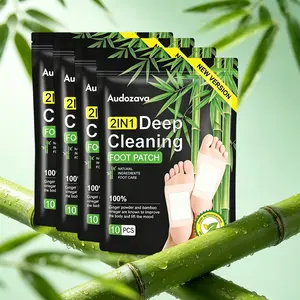 40pcs Foot Detox Patches Pads, Deep Cleansing Detox Foot Feet Patches for, Remove Toxins, lmprove Sleep Quality foot Exfoliating Mask  natural ginger powder