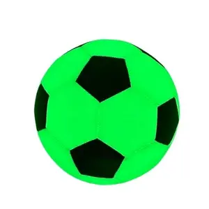 Size 5 Professional Leather Soccer Ball Glow in the Dark Classic by Prime Quality Wellnesss