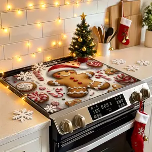 Stove Cover Mat Heat-Resistant Anti-Slip Christmas Gift for Induction Cooktop Kitchen Decor & Accessories Stovetop Protector for Electric Stove Topcoversxmas Coasters Tableware
