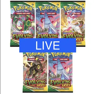 Pokemon Sword and Shield Evolving Skies Live Booster Pack