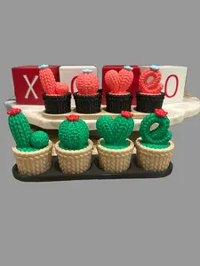 Love Cactuses  3d printed jewelry storage