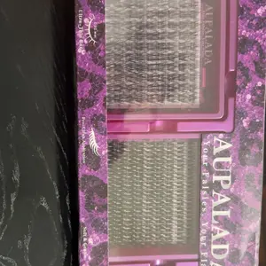 Lash Clusters DIY Eyelash Extension Kit, Professional 2-Style Multi-Pack Cluster Lashes with Glue and Remover, At-Home False Eyelashes Set, Makeup Products, 2-Style Lash Clusters
