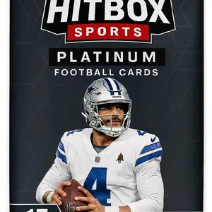 Hitbox Sports NFL Premium Football Cards Pack - 15 cards per pack - Panini Optic, Select, Mosaic, Donruss *Image is for advertising purposes only