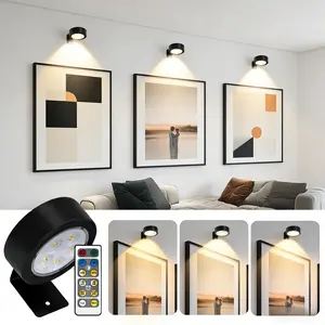 1 Piece/3 Pieces/6 Pieces LED Color Changing Spotlights, Motion Sensor Night Light, Wall Picture Lamp, Atmosphere Shadow Projector