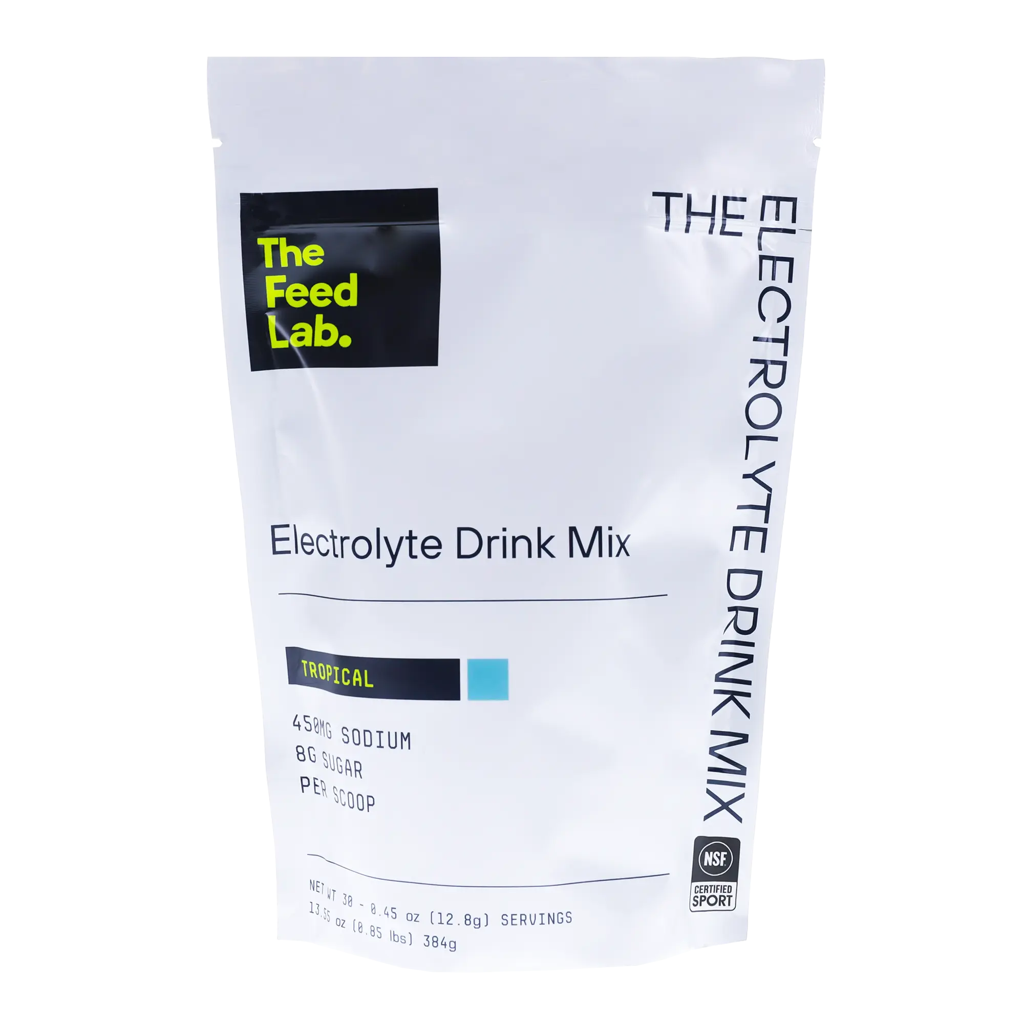 The Feed Lab Hydration Electrolyte Drink Mix 450 mg Sodium 8g Natural Sugar Rapid Absorption Muscle Function Support Fitness Supplement Beverage Healthcare