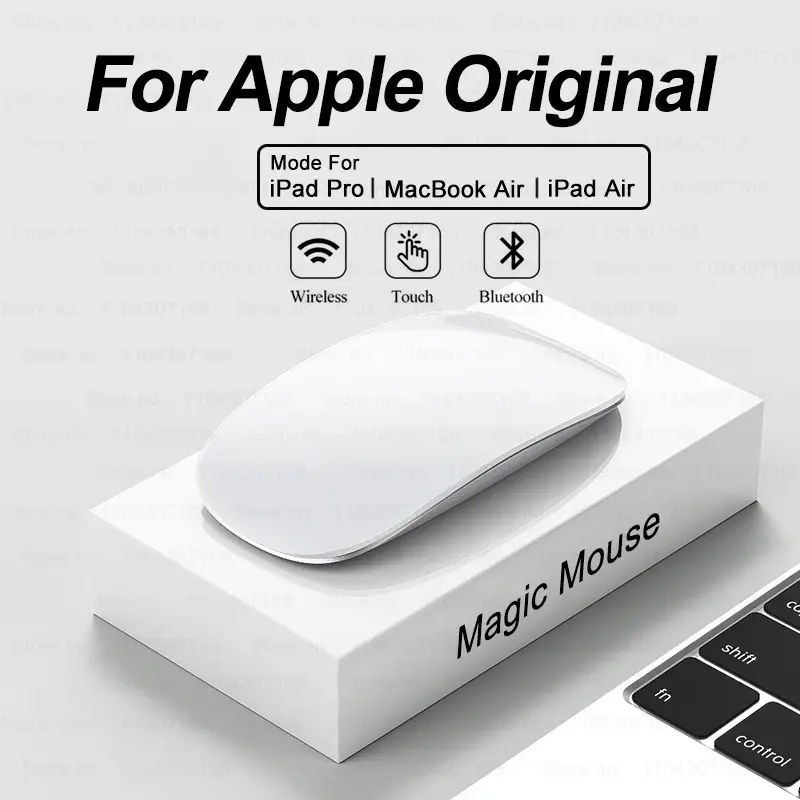 For APPLE Original Multi-Touch Surface Magic Mouse For Macbook Pro Air Mini Laptop Tablet PC iPad Bluetooth 5.0 Wireless Mouse