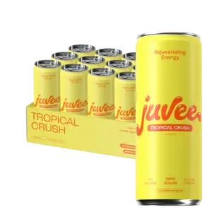 Juvee Tropical Crush Energy Drink - 12 Pack Low Calorie Beverage