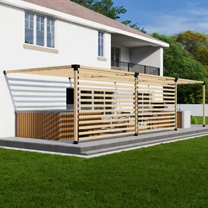 Kit for a Deck / Hot Tub Pergola With Roof