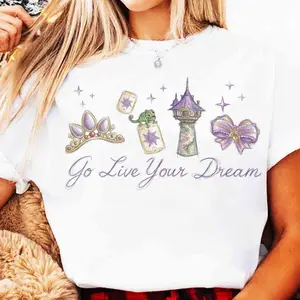 Youth and Adult Lantern Fairytale Princess Shirt, Dreamy Floating Lights Graphic Tee, Long Hair Princess Inspired Outfit, Castle Night Sky Aesthetic Shirt, Girls Trip Vacation Tee, Comfort Colors Style