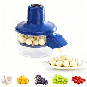 Electric Garlic Peeling Machine, 2026 New Automatic Small Grape Fruit Garlic Peeler Machine,Electric Garlic Peeler Fruit Skin Remover Tool for Home Kitchen