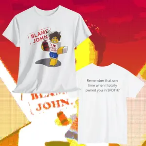 BLAME JOHN 2 Side Shirt - Team c00lkidd Join Today Shirt - Gamer Unisex Heavy Cotton Tee
