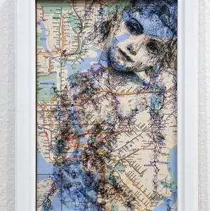 Michael Alan Alien "NYC Hope" 4"x6" fine art print