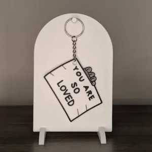 You Are So Loved - Even in Arcadia Tour Inspired Keychain 3D Printed Fan Made