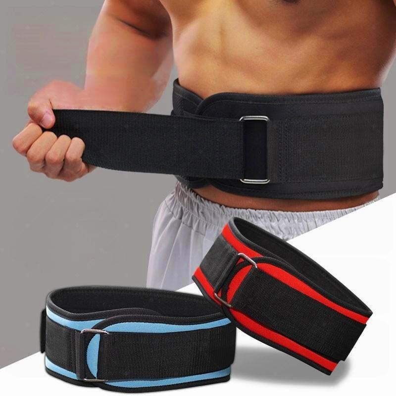 Trainer with Lumbar Support Women's sweat waist trainer belt elastic waistband commercial gym Trimmer Belt for Fitness Waist Premium Adjustable Weight Lifting Belt with Double D-ring Buckle for Squats Dumbbell & Barbell Fitness Gym Essential Muscle Traini