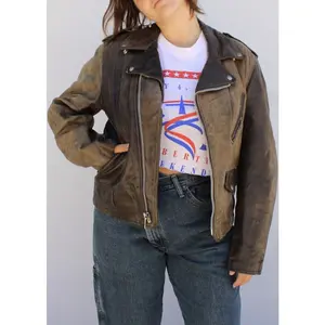 Vintage Perfecto Leather Biker Jacket S0314