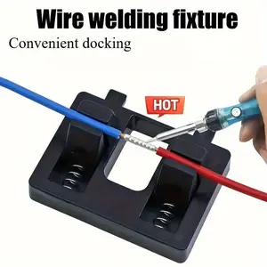 5-Piece Wire Soldering Jig Clips, Spring Clamping Design, Portable Adjustable Tin Soldering Tool, Ideal for Electrical Work and Renovation Projects